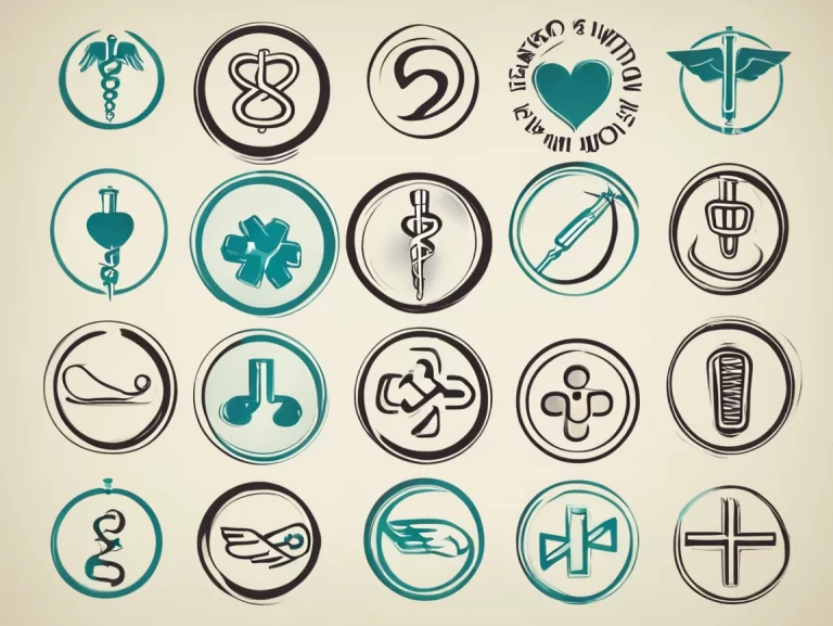 Multiple medical symbols
